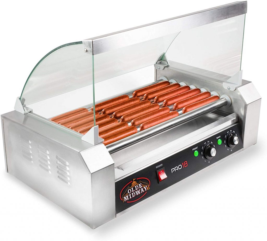8. Olde Midway roll pro grill cooker machine:
