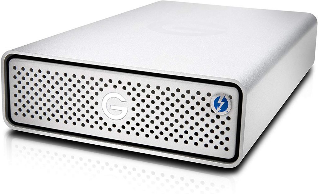 6. G-Technology 6 TB G-Drive with Thunderbolt3 and USB-C Support
