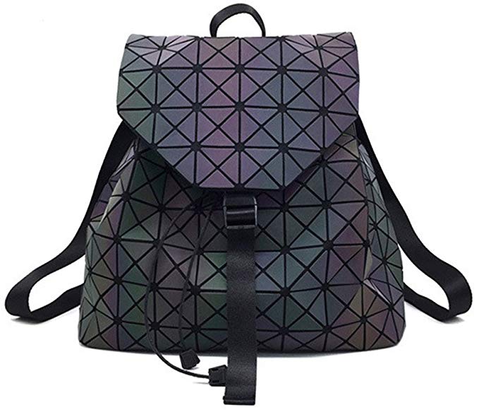 1. Magibag Lattice Geometric Backpack for Teenager girl