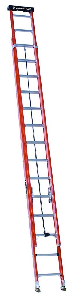 6. Louisville Ladder Fiberglass Extension Ladder