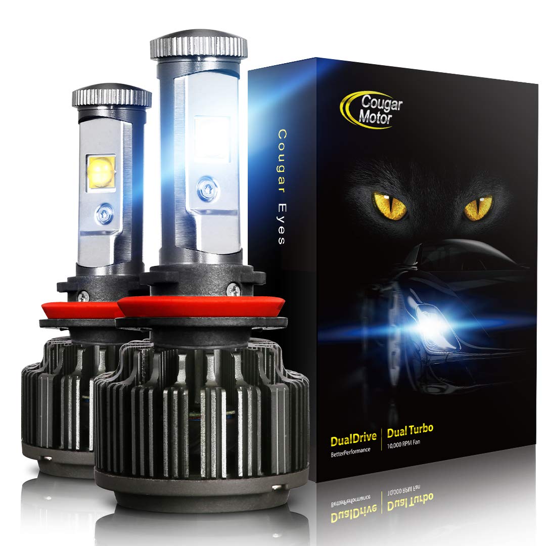 8. Cougar Motor LED Headlight Bulbs