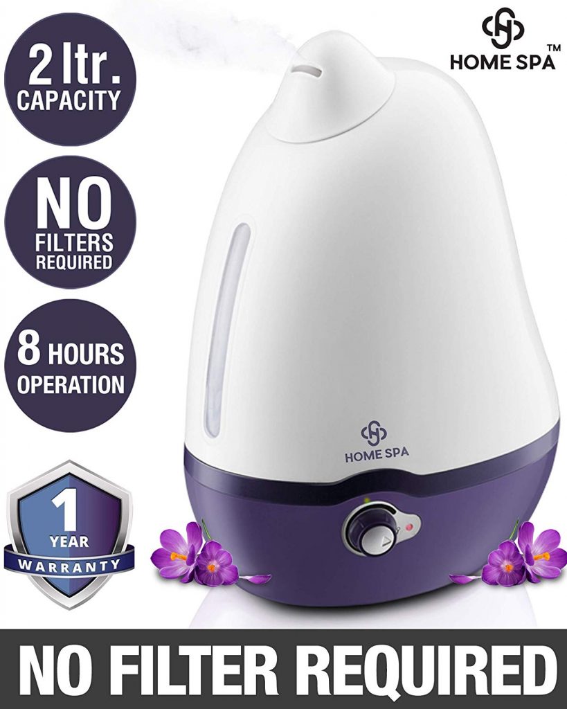 2. Home Spa Luxury Cool Mist Humidifier