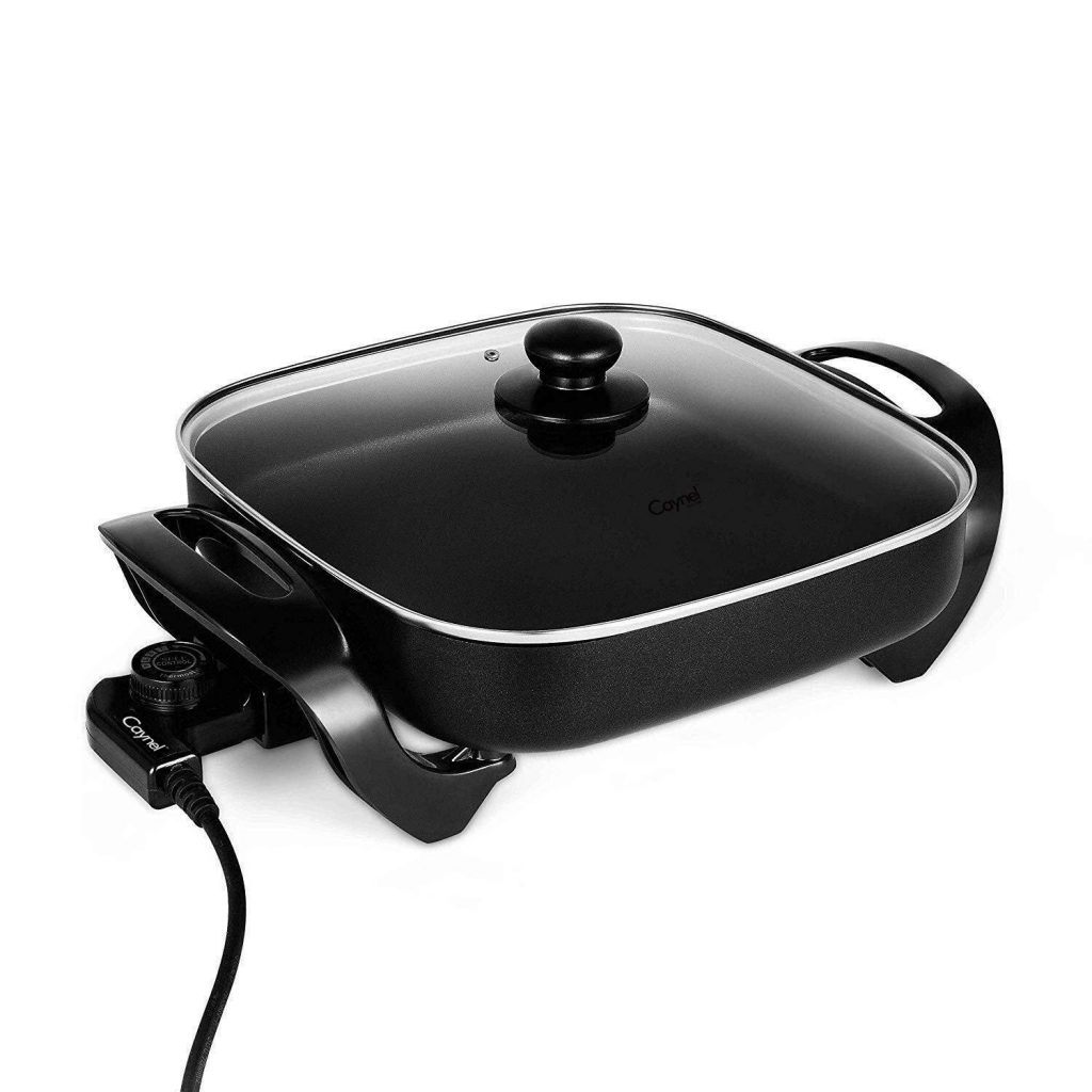 6. Nonstick Ceramic Electric Skillet by CAYNEL