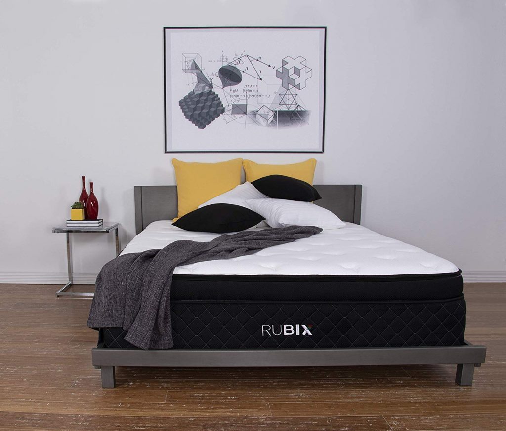 8. Brooklyn Rubix 14-inch Eurotop mattress with Energex