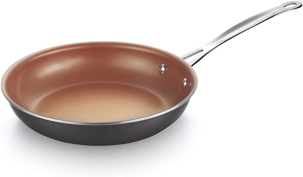 7. Cooksmark Copper Pan Skillet