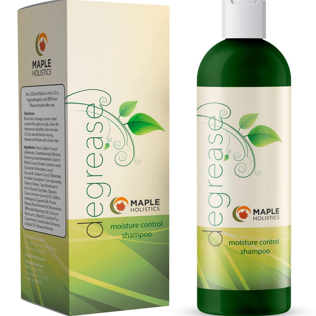 3. Natural Dandruff Treatment Shampoo by Maple Holistics