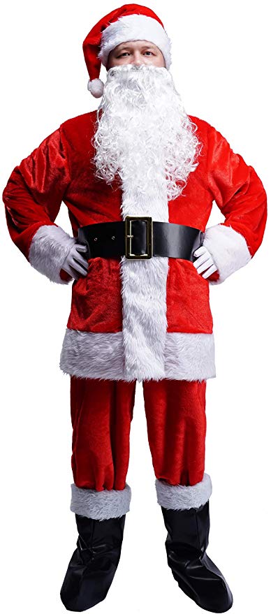 10. Men's Santa Claus Suit by Maxim Party Supplies