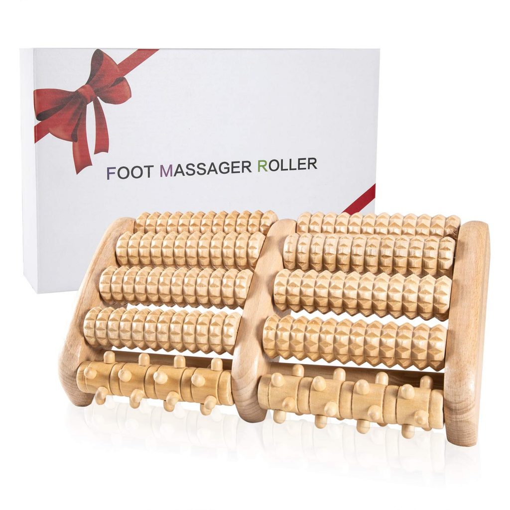 8. Wote Wooden Foot Massager Roller