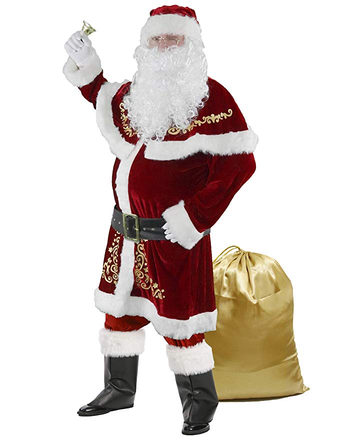 2. Halfjuly Men’s Santa Costume Set