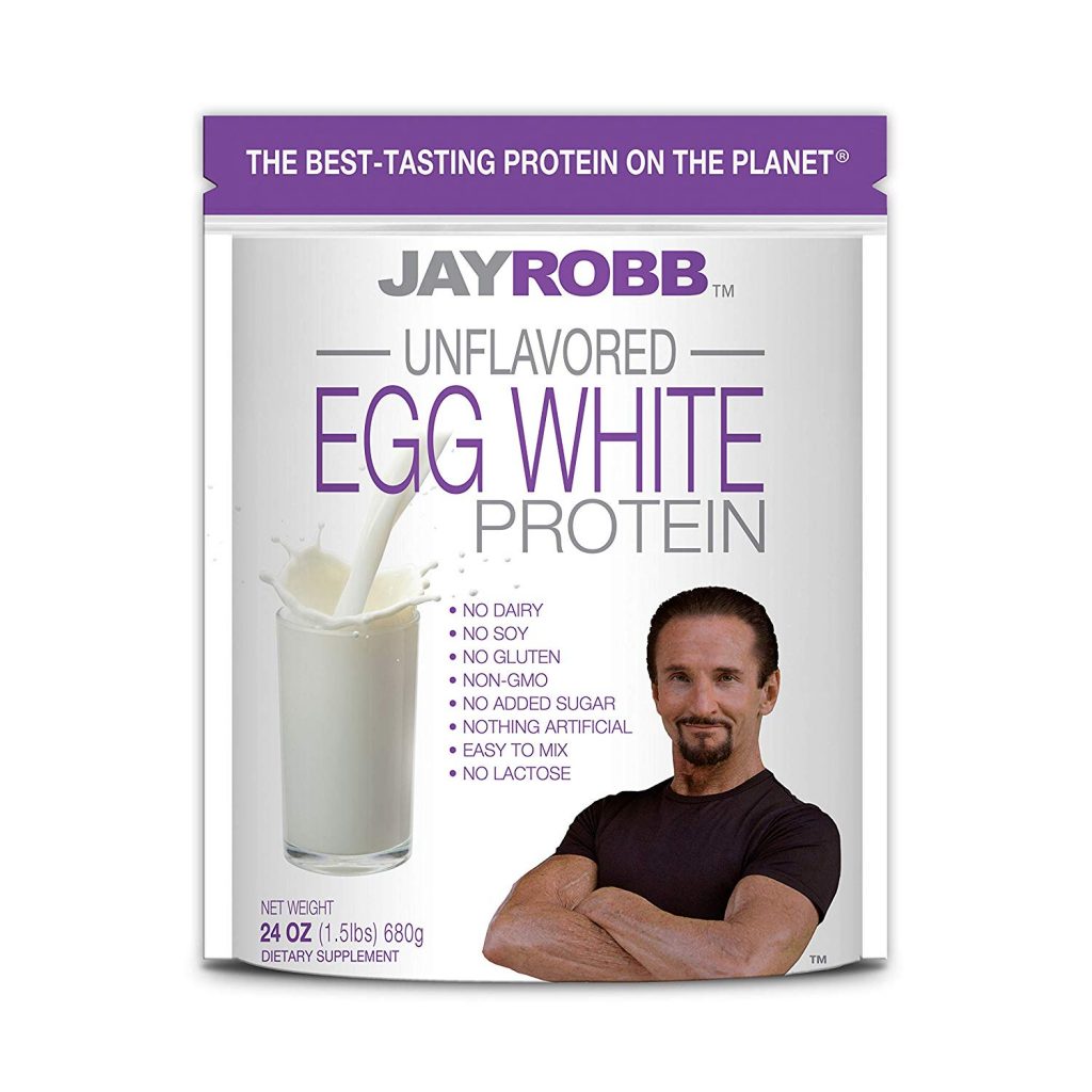 4. Jay Robb Unflavored Egg White Protein Powder: