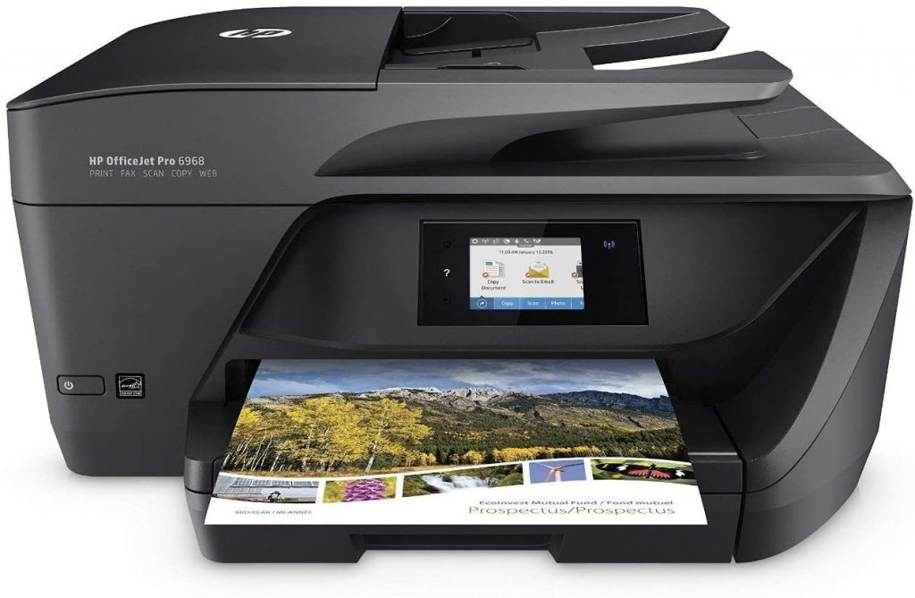 9. HP Office Jet 6968 All-in-one Wireless Printer: