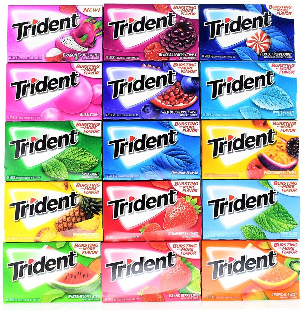 9. Trident Sugar Free Variety Pack:
