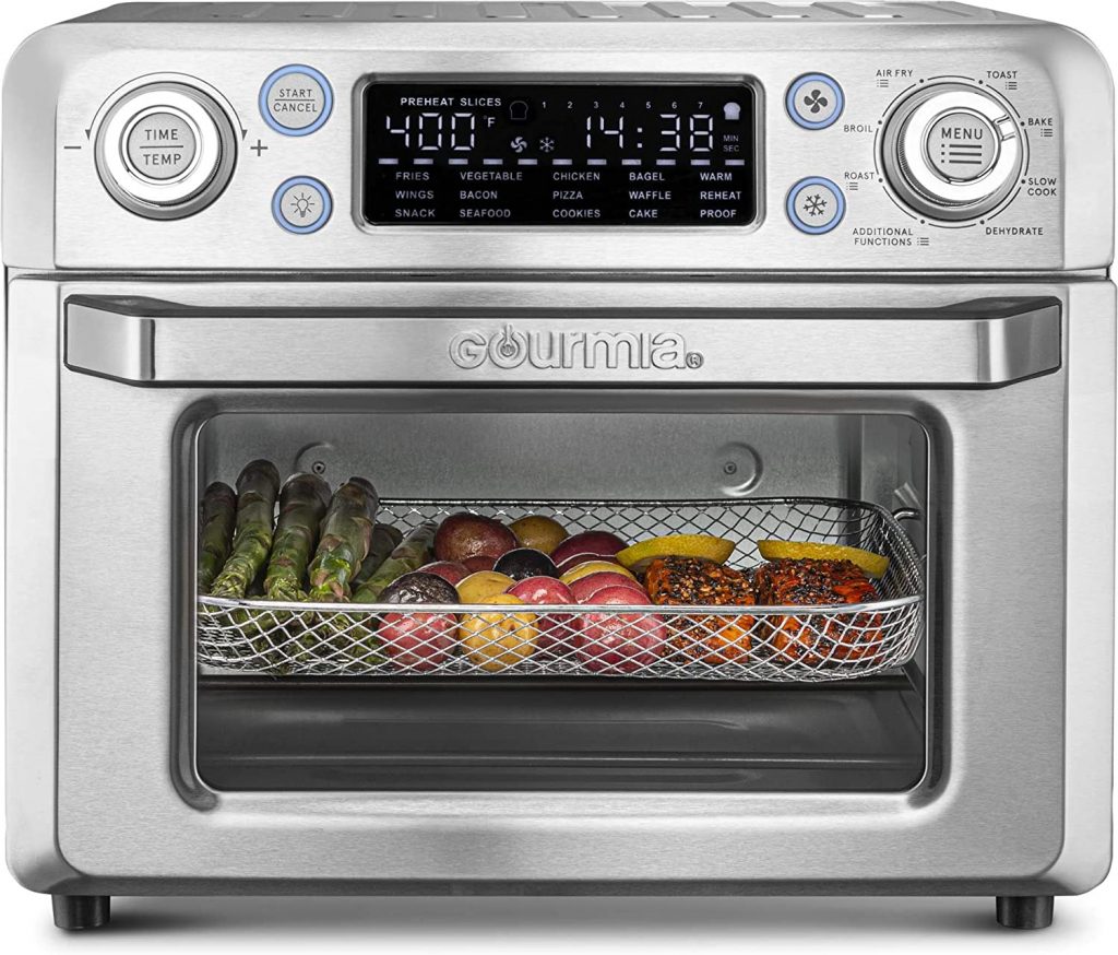 3. Multi-function, Digital Stainless Steel Air Fryer Oven by Gourmia