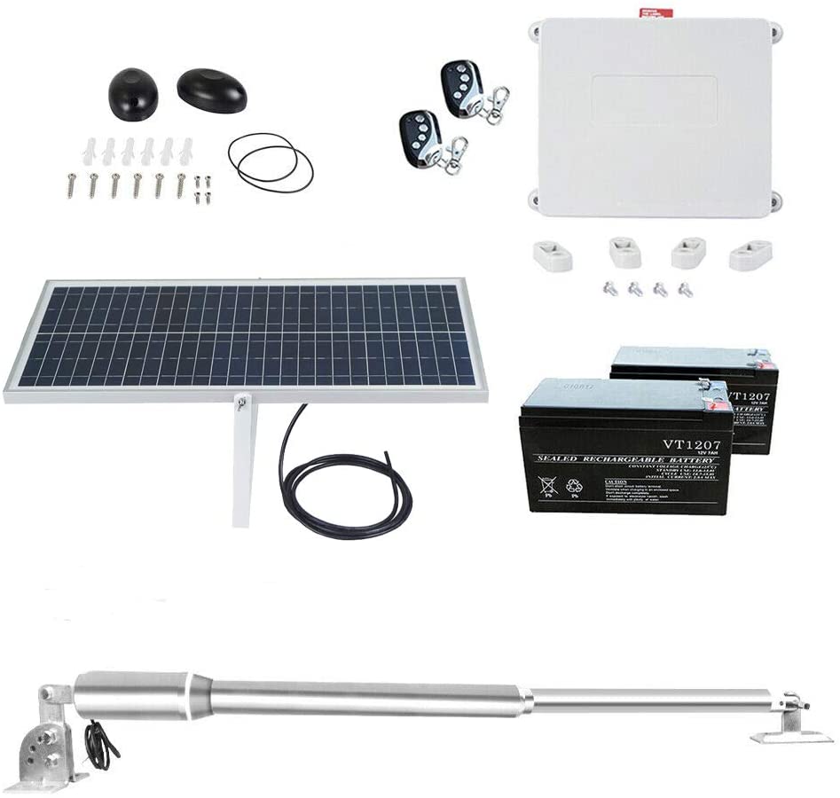 10. Solar Powered Automatic Gate Opener Kit by ECO LLC