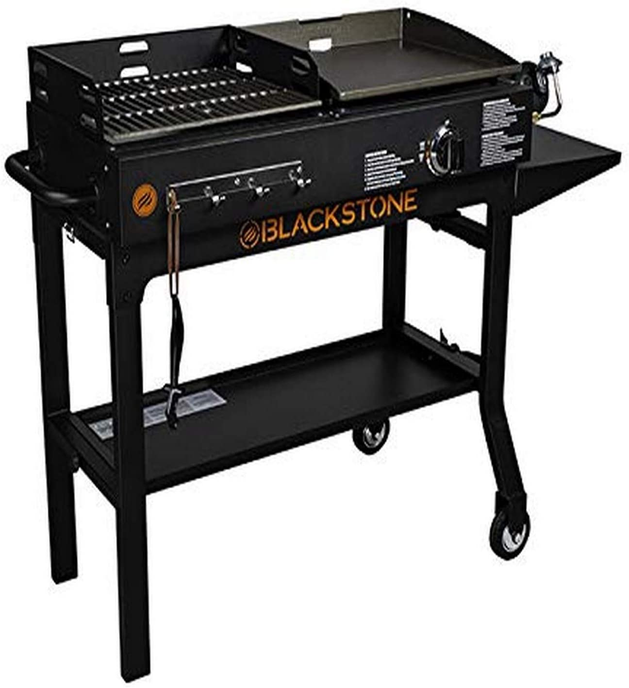6. Blackstone Griddle and Charcoal Combo