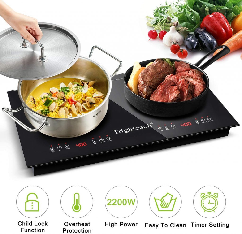 9. Trighteach Portable Induction Cooktop