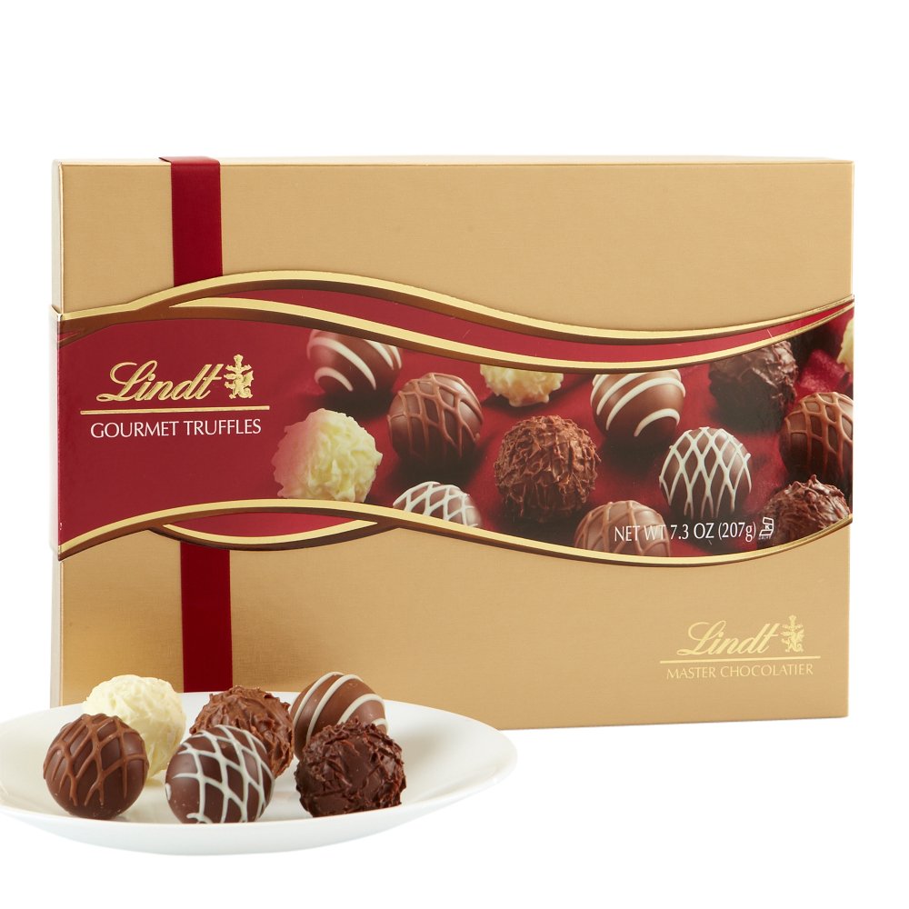2. Lindt Chocolate Gourmet Truffles Gift Box