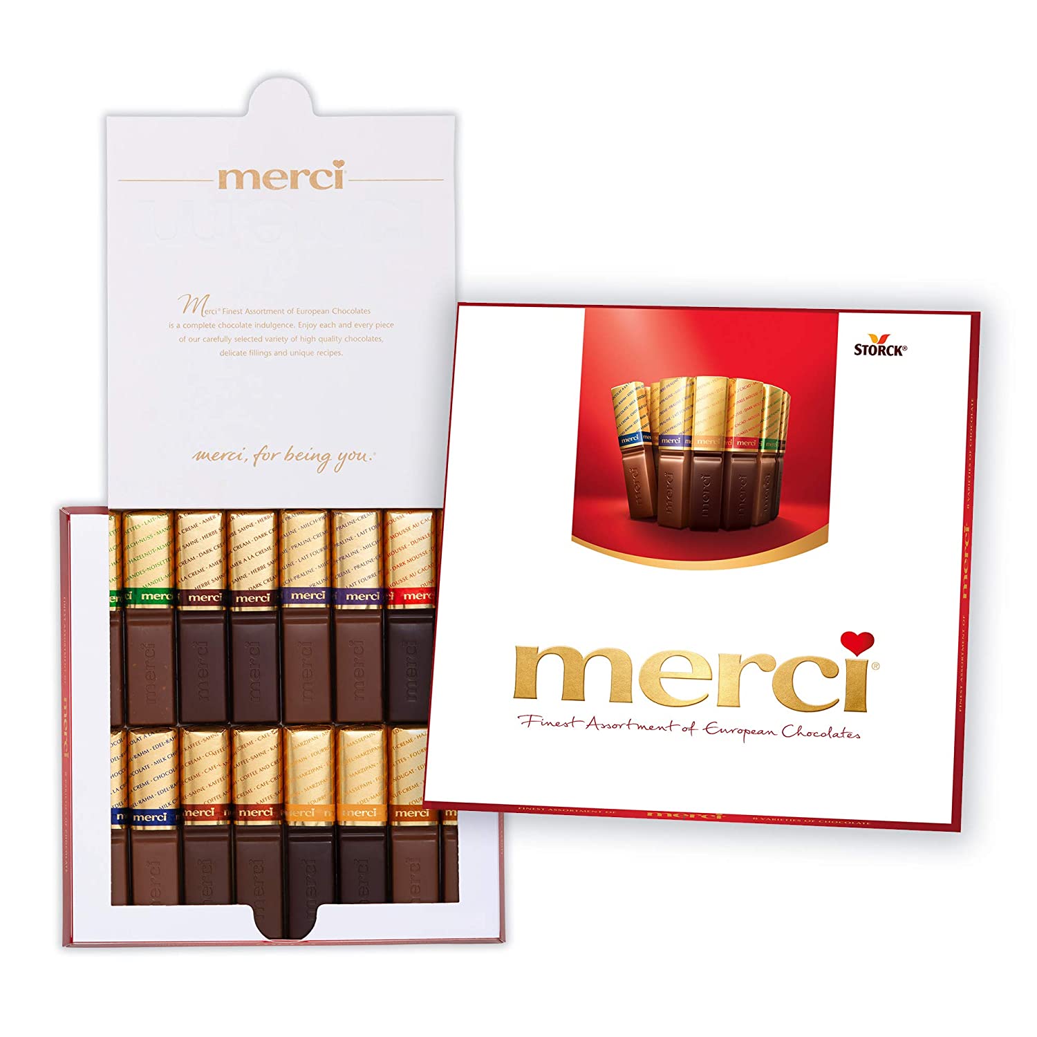 3. MERCI Eight European Chocolates Gift Box