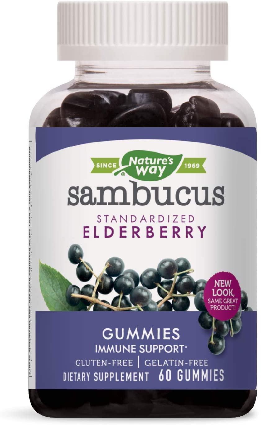 1. Nature's Way Sambucus Elderberry Gummies