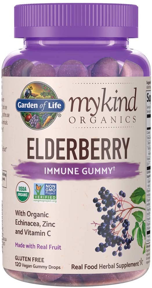 8. Garden of Life Organics Elderberry Immune Gummy