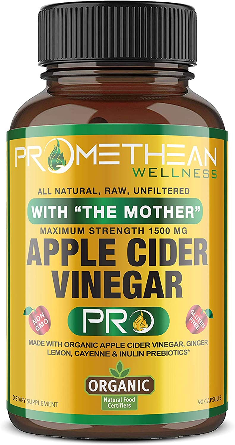 5. Promethean Wellness Organic Apple Cider Vinegar Pro Capsules
