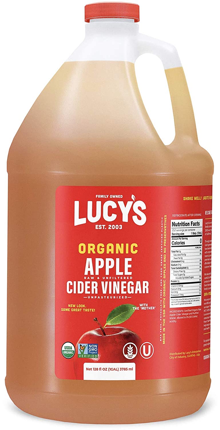 3. Lucy's Unfiltered Unpasteurized Raw Apple Cider Vinegar