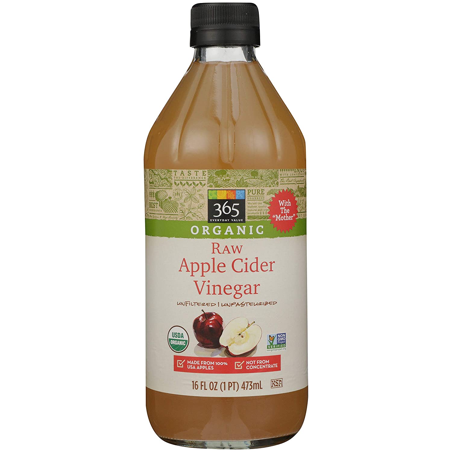 8. 365 Everyday Value Organic Raw Apple Cider Vinegar