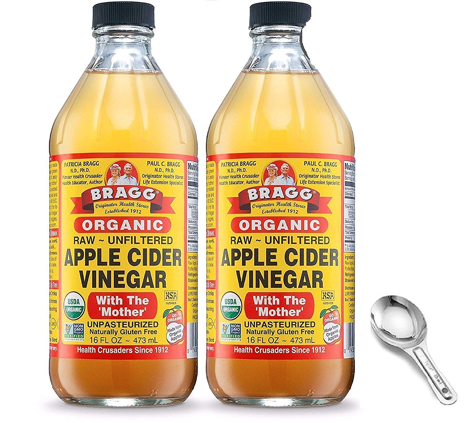 1. Bragg USDA Organic Raw Apple Cider Vinegar