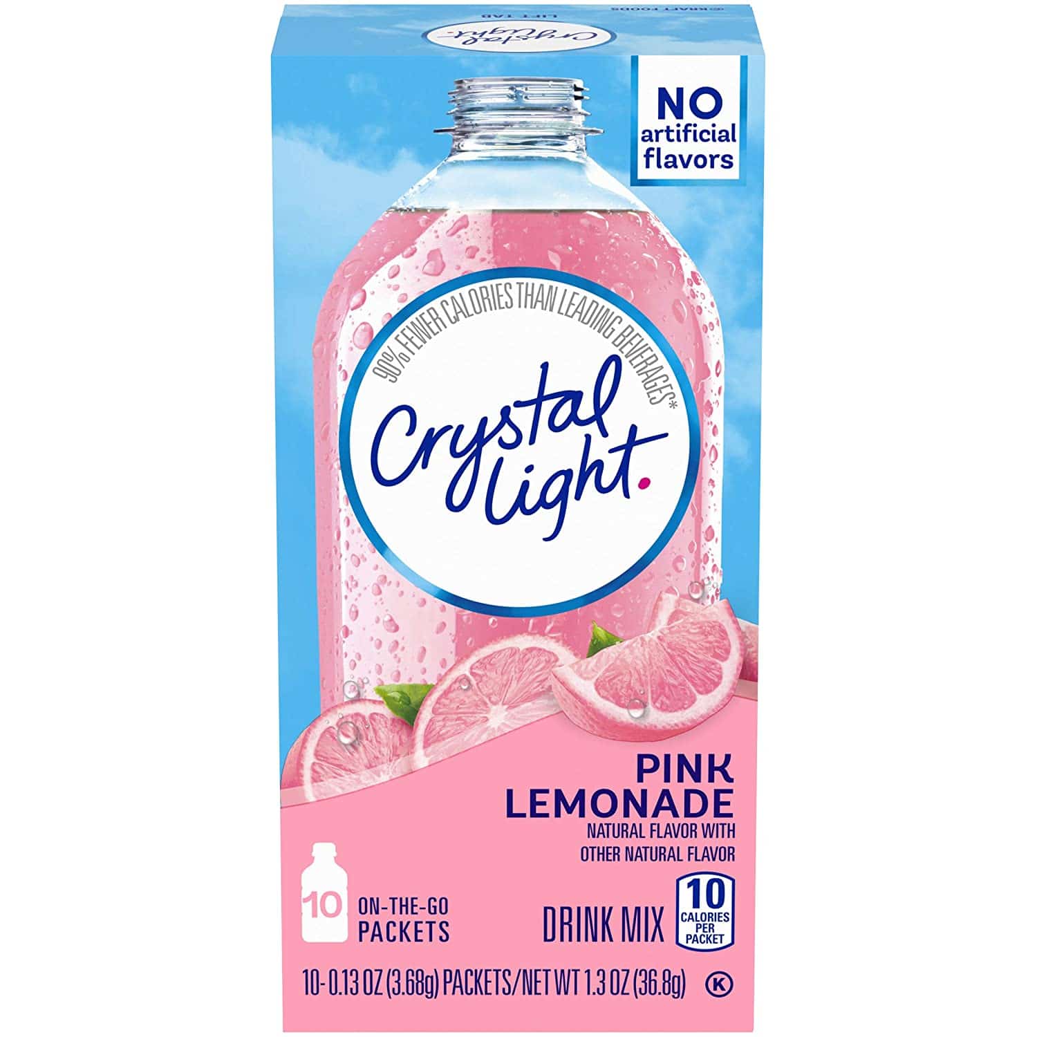 8. Crystal Light Pink Lemonade Drink Mix