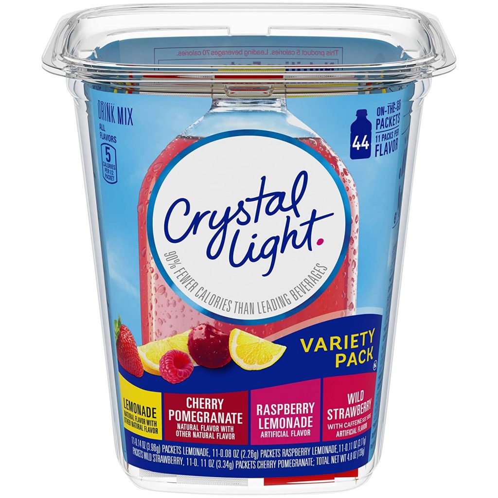 1. Crystal Light Variety Pack Drink Mix