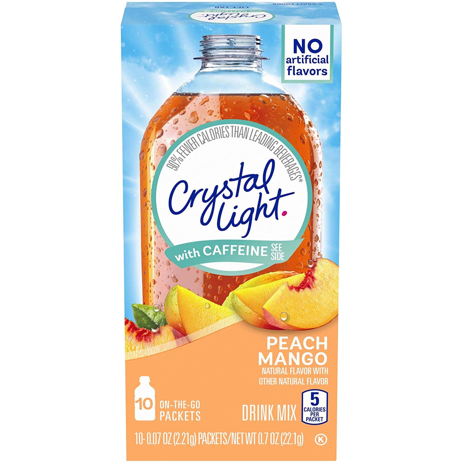 5. Crystal Light Peach Mango Drink Mix