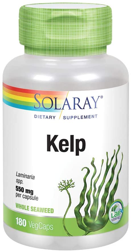 9. Solaray Kelp 550 mg with Folic Acid