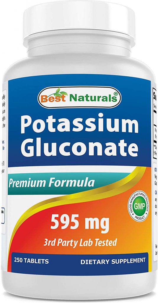 4. Best Naturals Potassium Gluconate Supplement