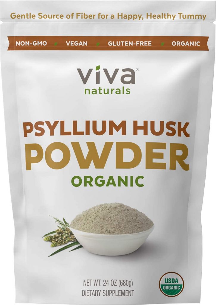 2. Viva Naturals Organic Psyllium Husk Powder