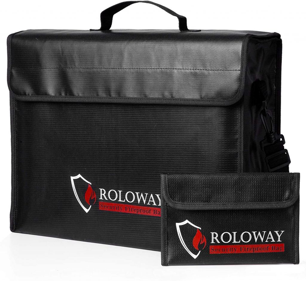 2. ROLOWAY Large Fireproof Bag