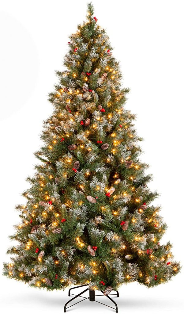 8. Best Choice Products Pre-lit Artificial Christmas Tree