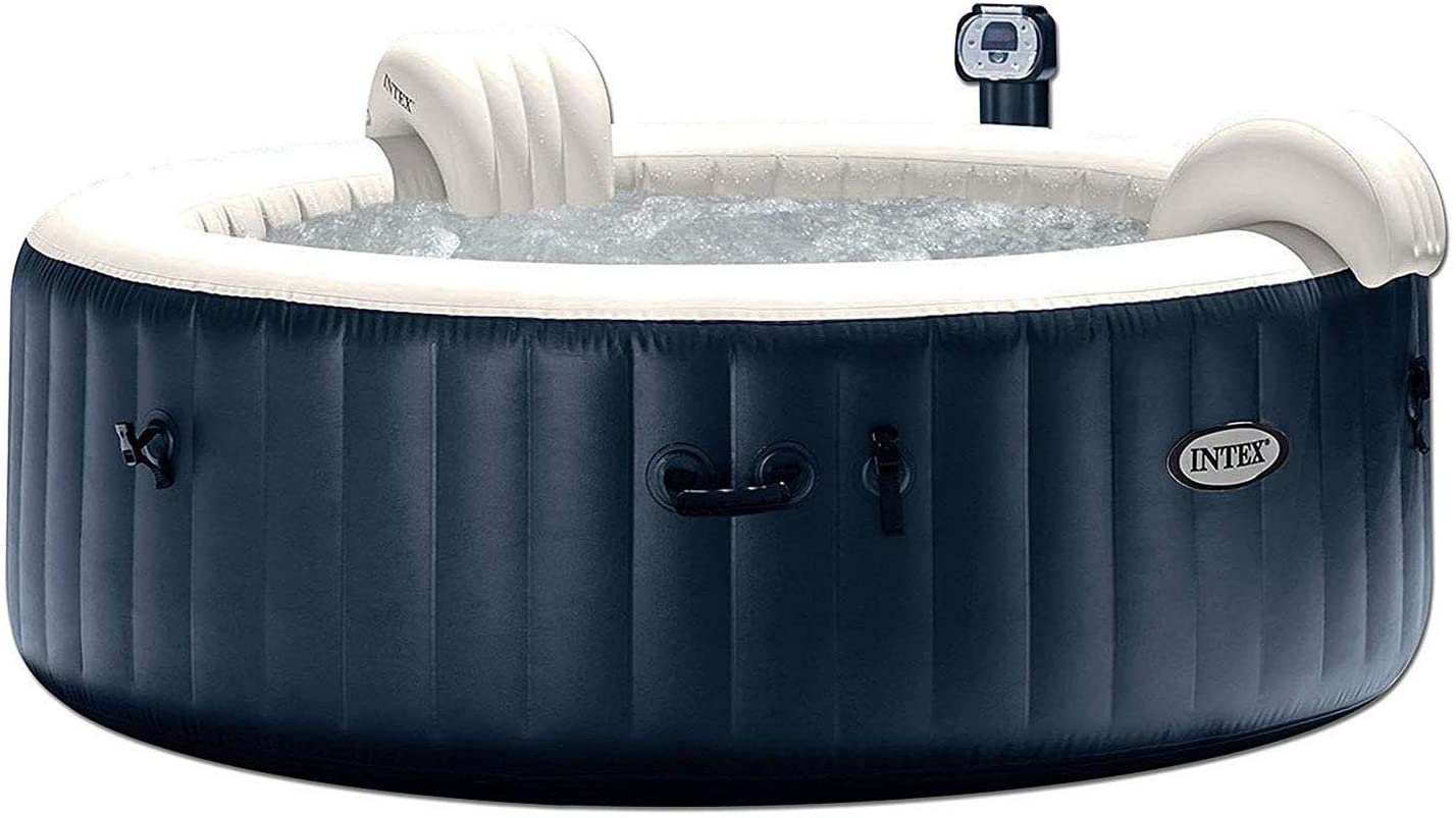 3. Intex Inflatable Portable Heated Round Hot Tub