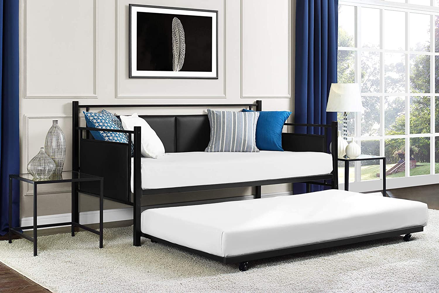 6. DHP Astoria Metal Daybed with Trundle
