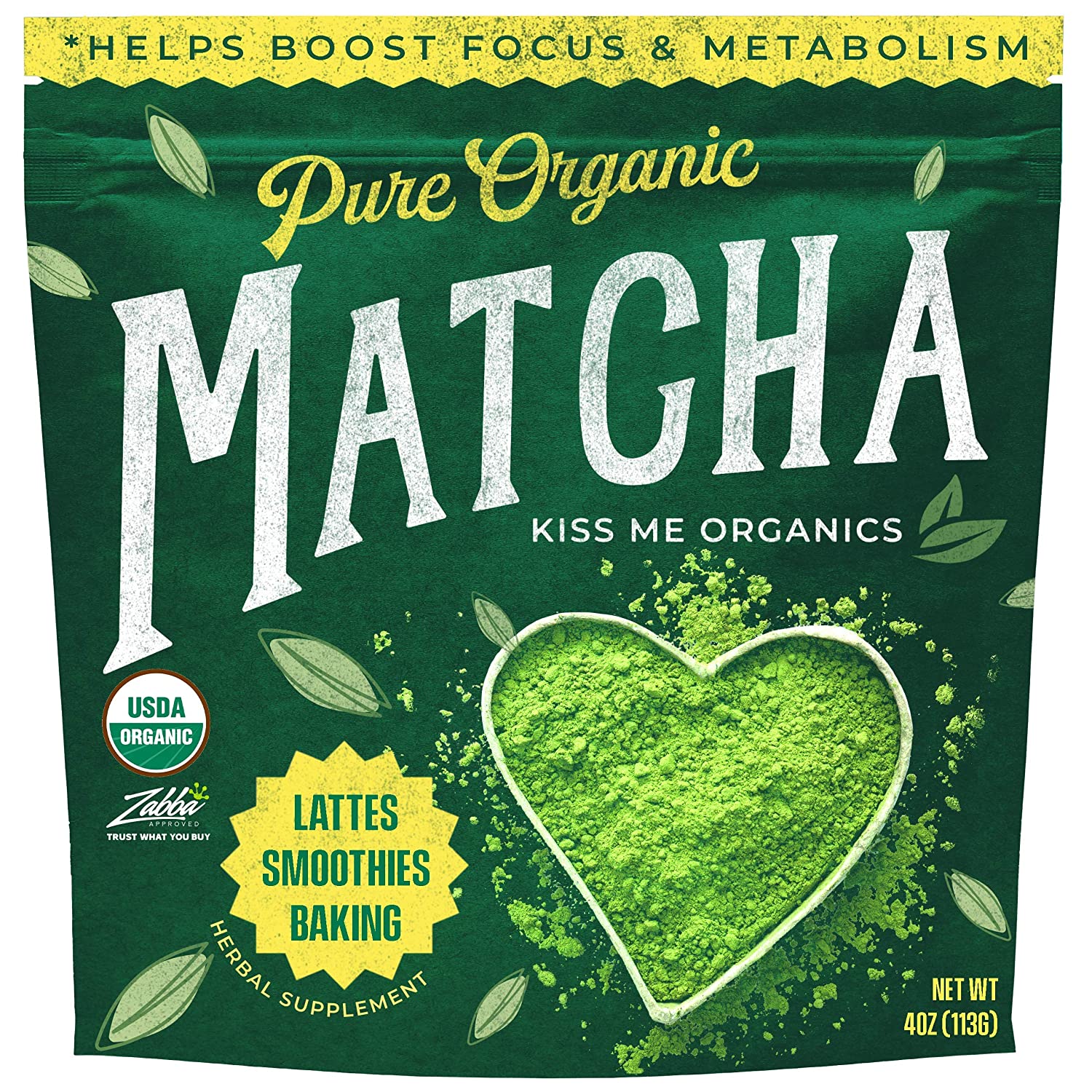 <strong>4. Kiss Me Organics Matcha Green Tea Powder</strong>