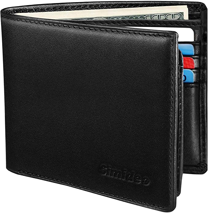 <strong>10. Simideo Men's Wallet TOP Genuine Leather</strong>