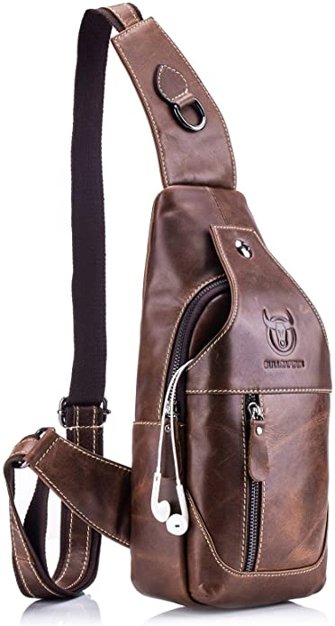 <strong>8. BULLCAPTAIN Genuine Leather Men Bags</strong>