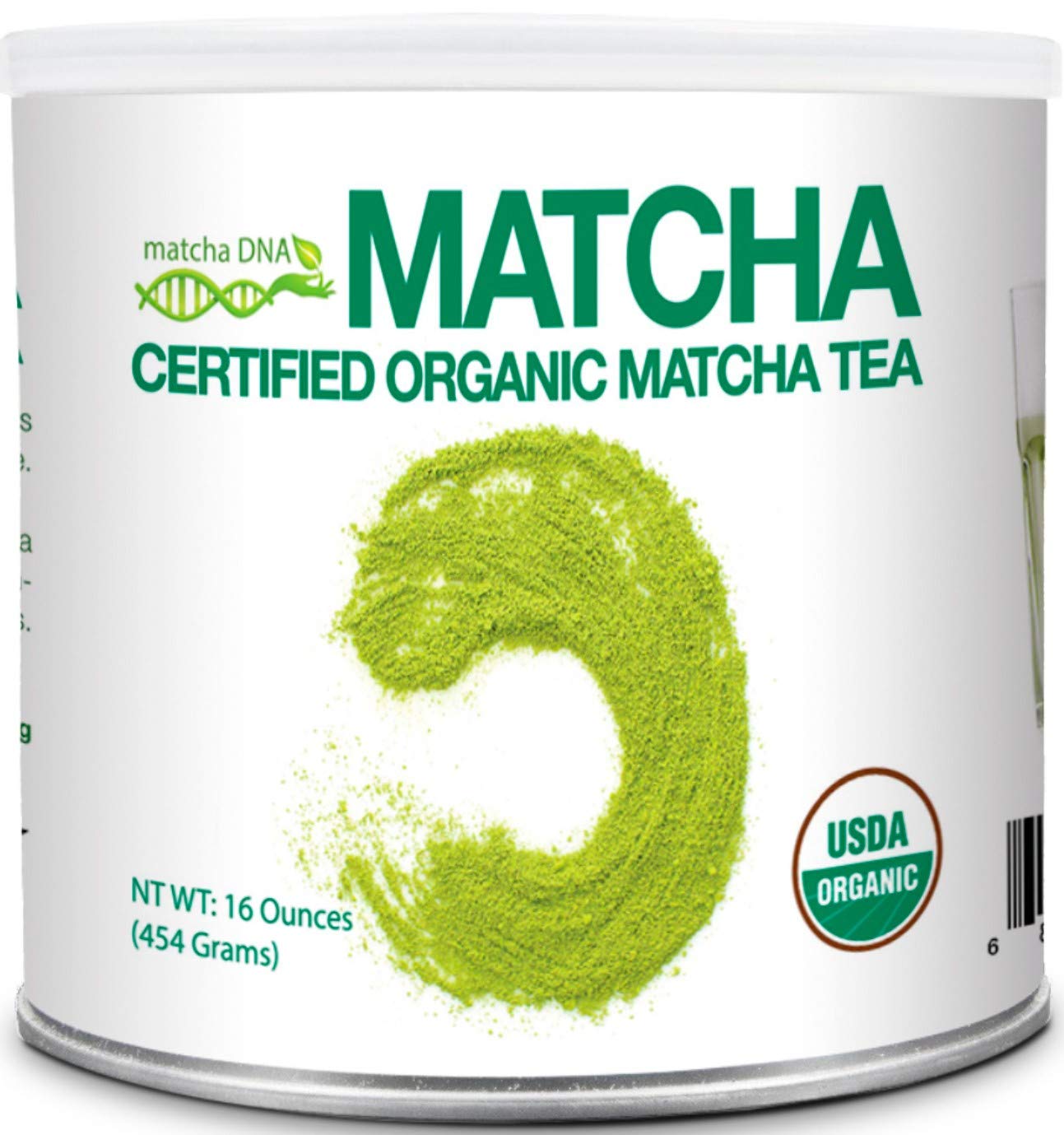 <strong>5. MatchaDNA 1 LB Certified Organic Matcha Green Tea Powder</strong>