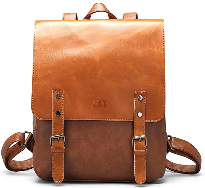 3. LXY Vegan Leather Backpack