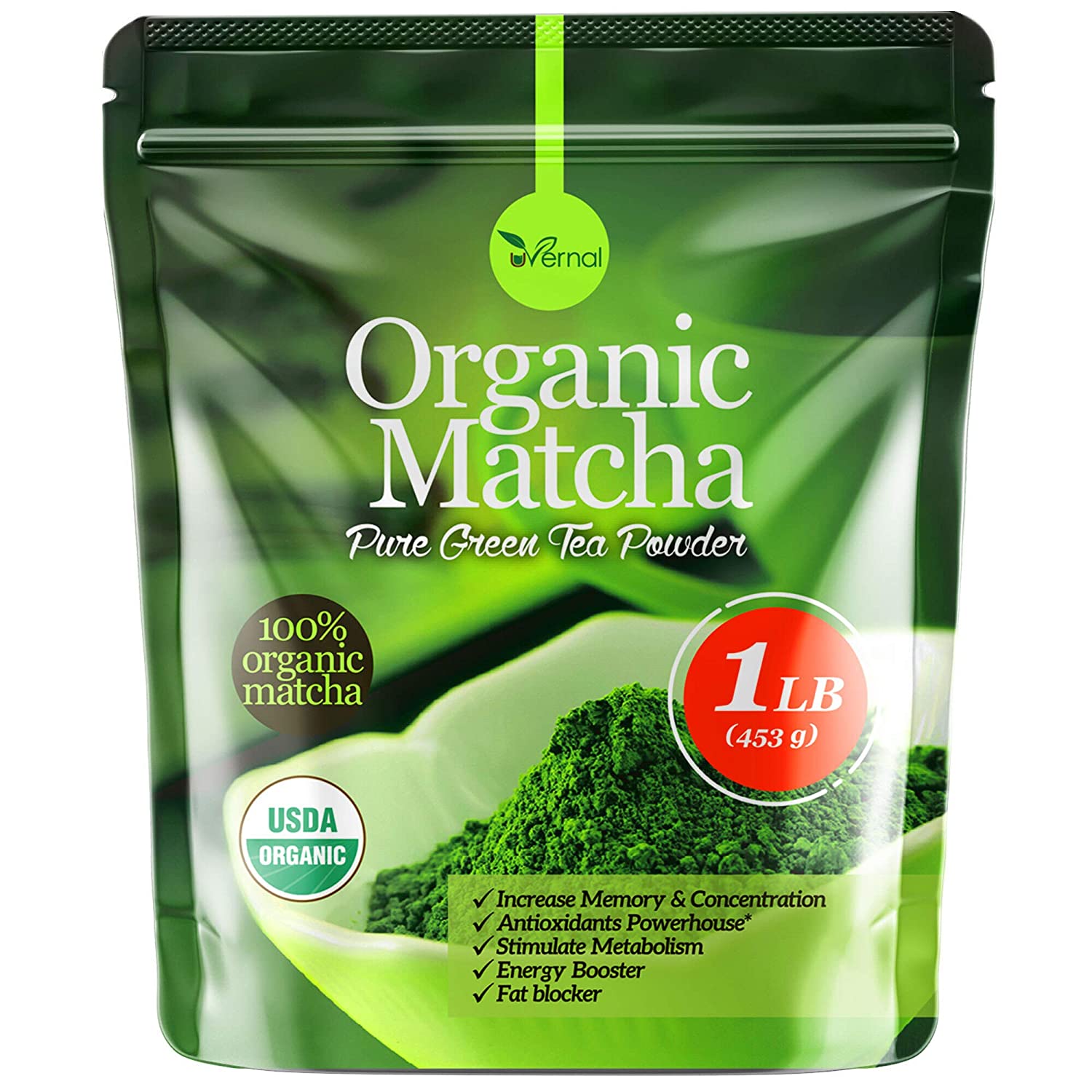 <strong>9. uVernal Matcha Green Tea Powder</strong>