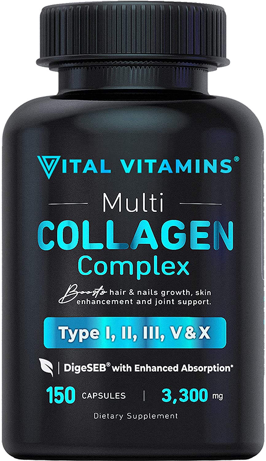 1. Vital Vitamins Multi Collagen Caps