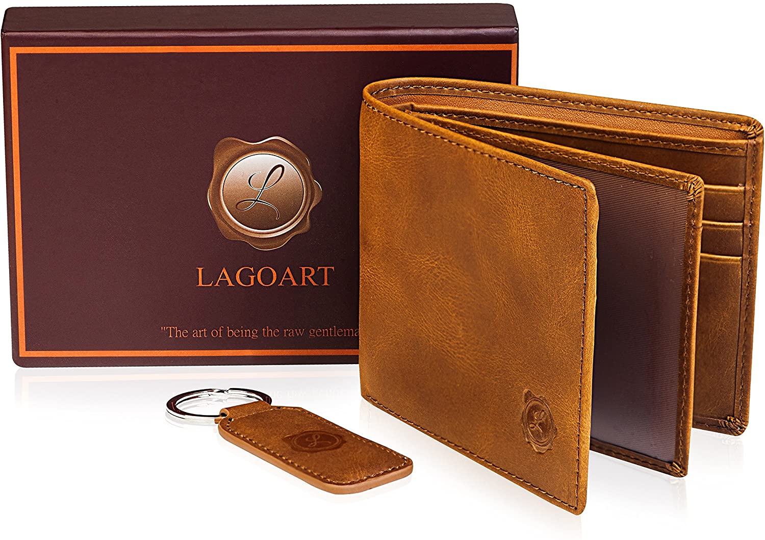 <strong>2. Genuine Leather Bifold Wallets For Men</strong>