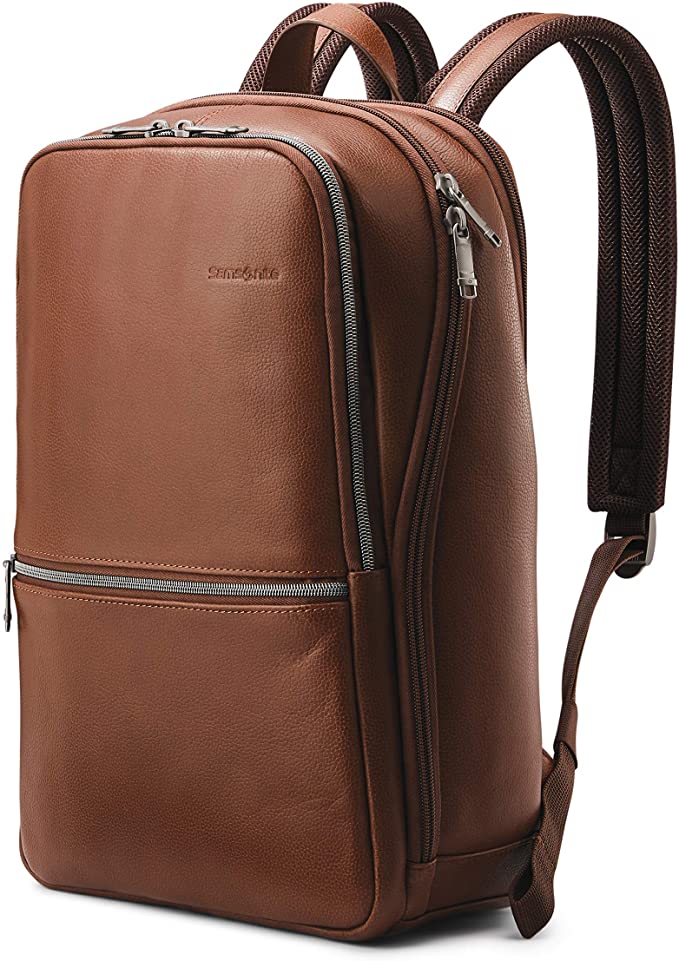 8. Samsonite Classic Leather Backpack