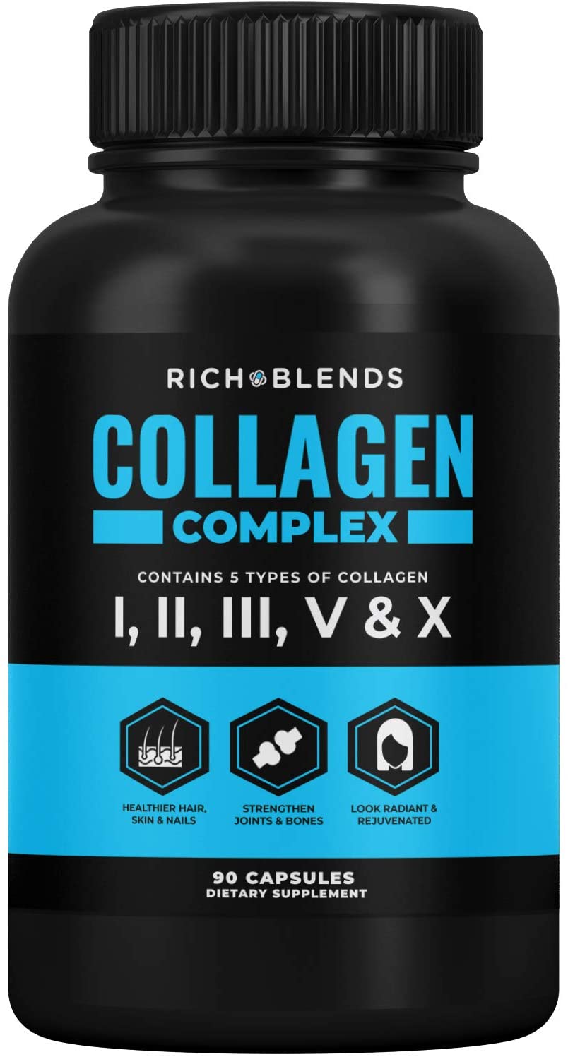 10. RichBlends Multi Collagen Peptides Pills