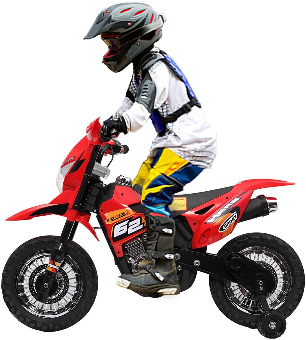 3. JAXPETY Kids Motorized Motorcycle